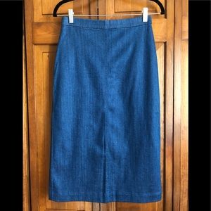 Club Monaco Ursula Denim Pencil Skirt size 2